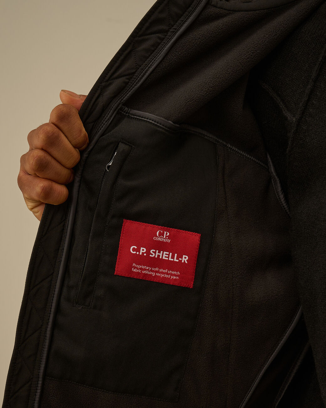 C.P. Shell-R Goggle Jacket CP Company® AW25 - Black
