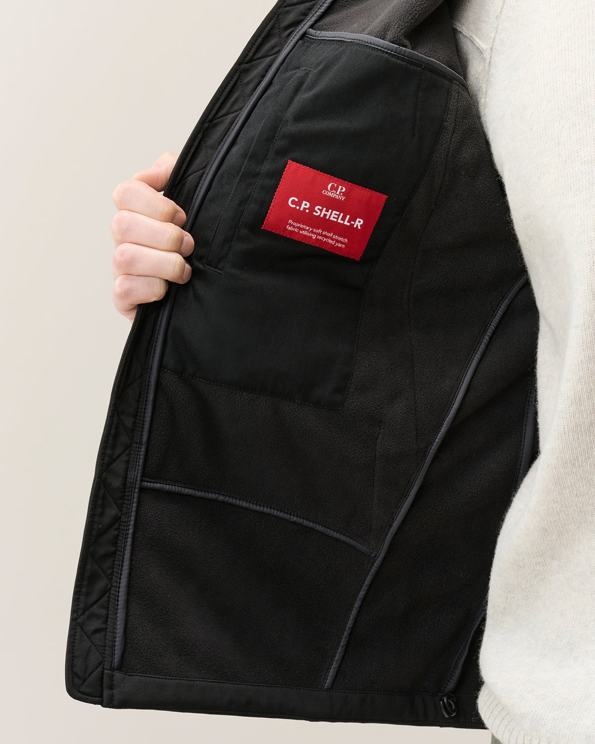 C.P. Company C.P. Shell-R Goggle Jacket - Black, detail 5