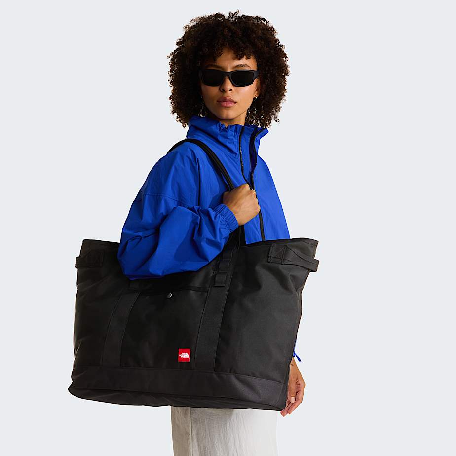 Red Box Large Tote Bag Windproof The North Face - TNF Black