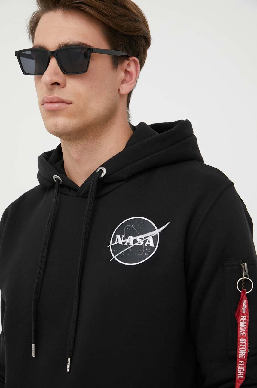 Dark Side Hoody Alpha Industries - Black / Reflective