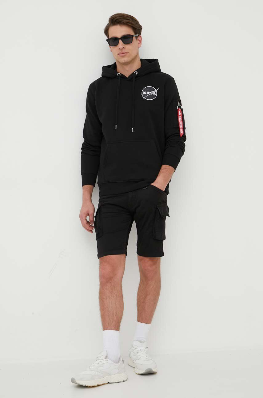 Dark Side Hoody Alpha Industries - Black / Reflective