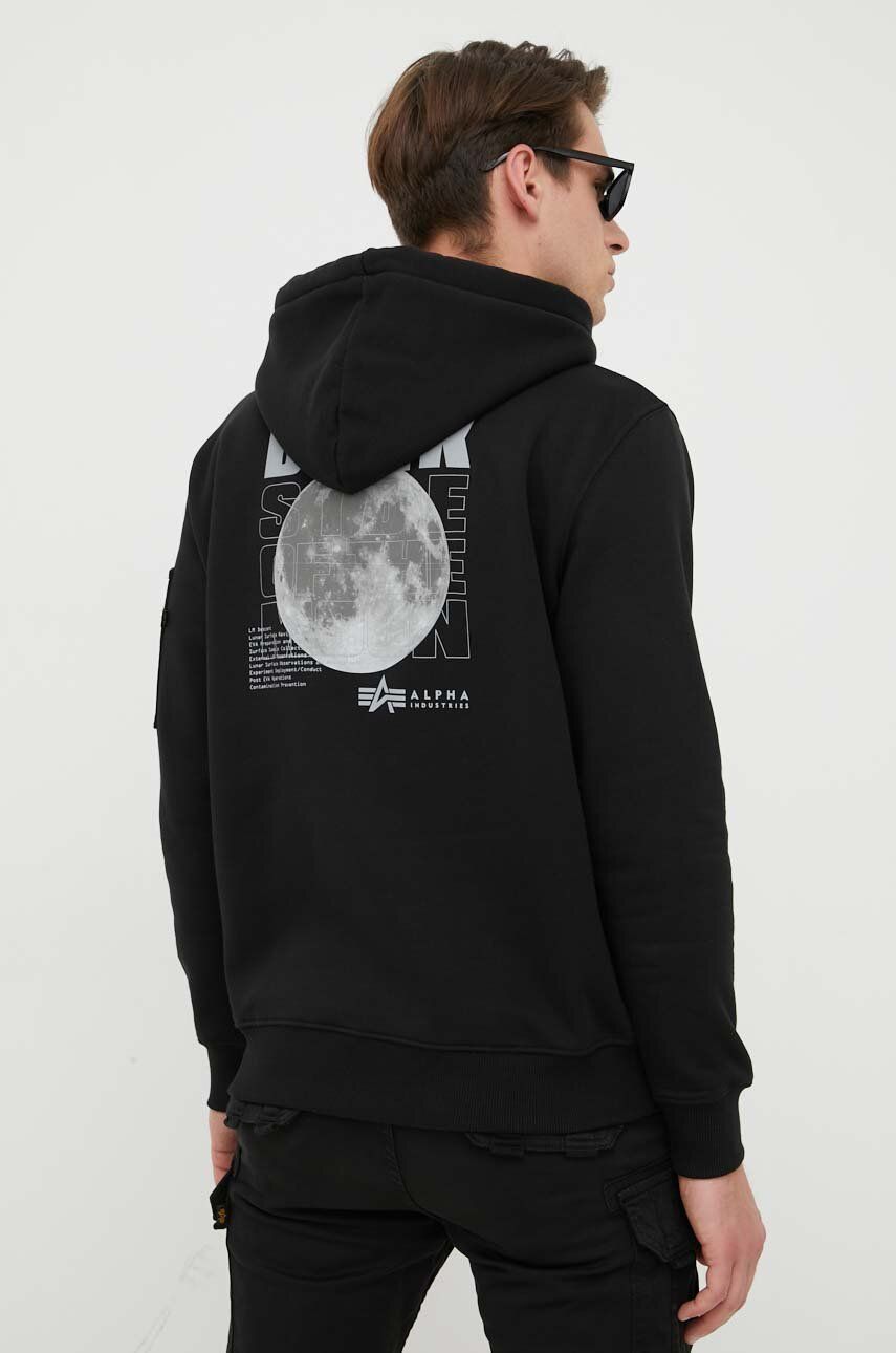 Dark Side Hoody Alpha Industries - Black / Reflective