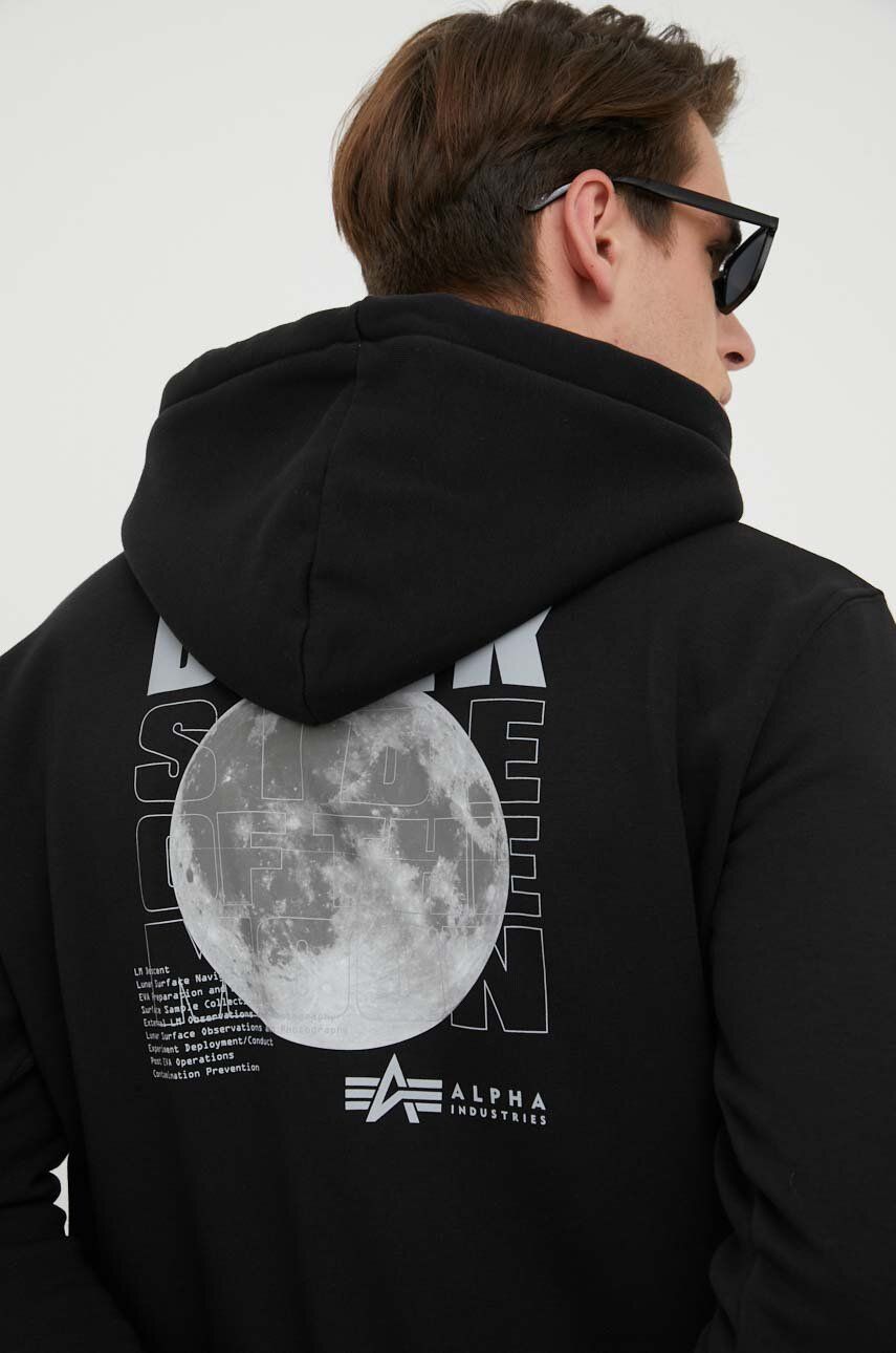 Dark Side Hoody Alpha Industries - Black / Reflective