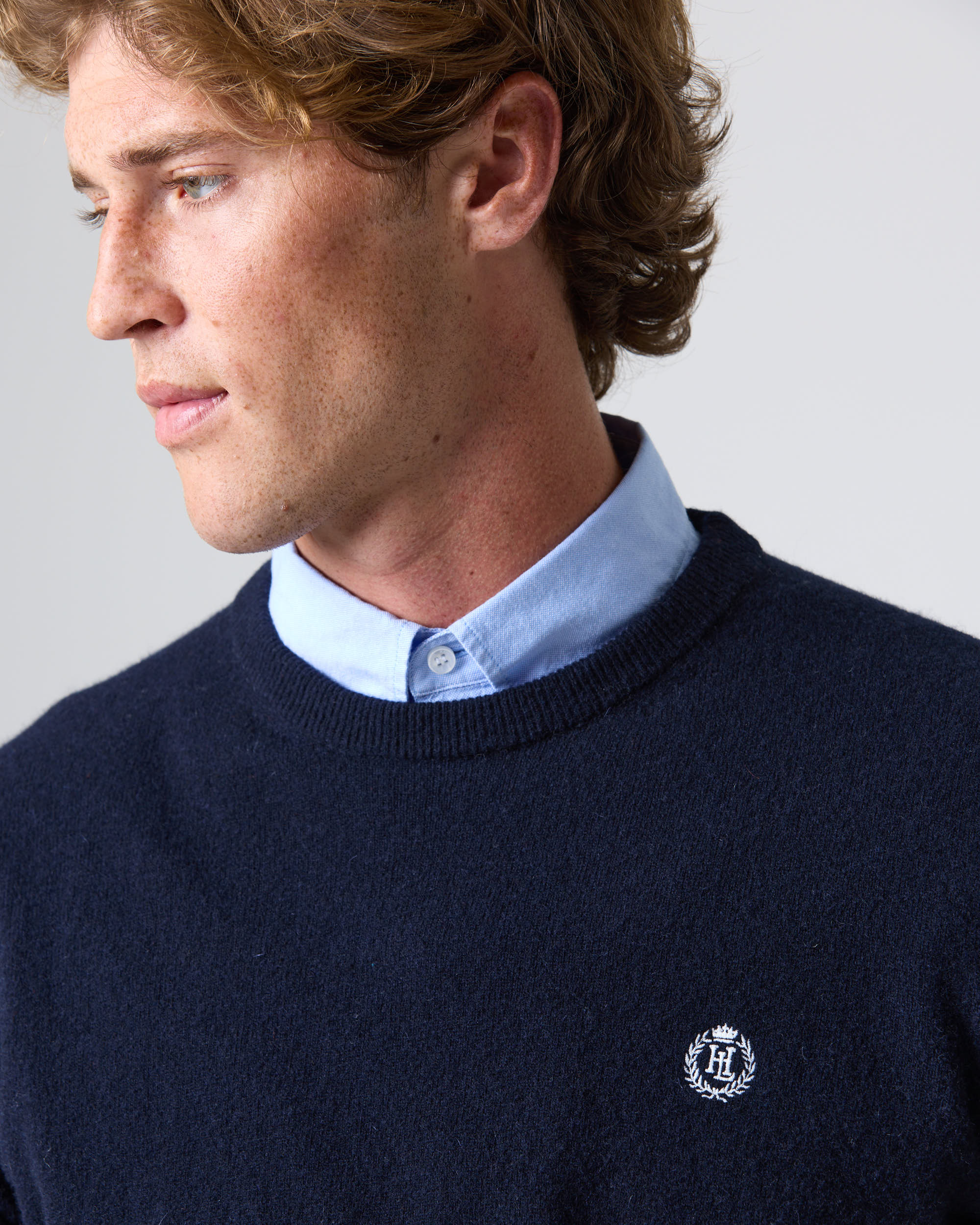 Teddington Crew Knit Henri Lloyd AW25 - Dark Navy