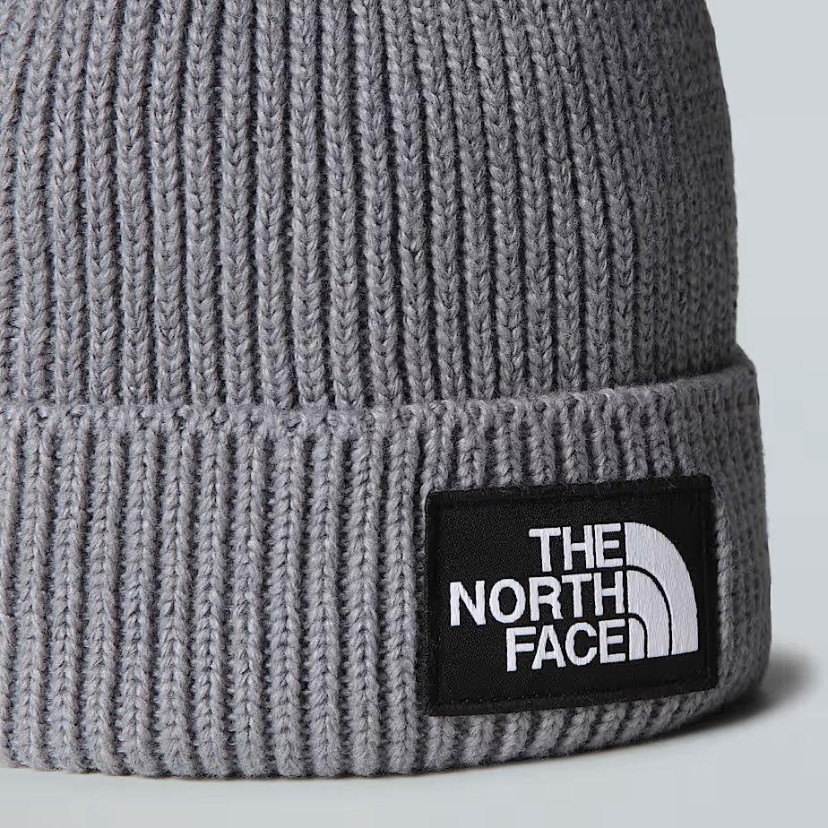 TNF Logo Box Cuffed Beanie The North Face AW25 - TNF Medium Grey Heather
