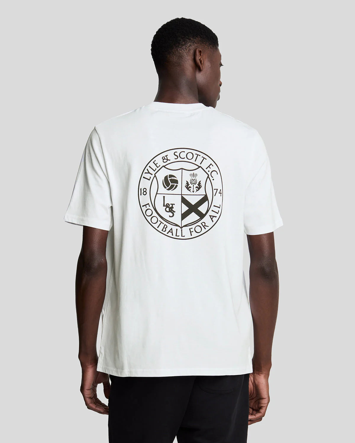 Football For All Graphic T-Shirt Lyle & Scott - White