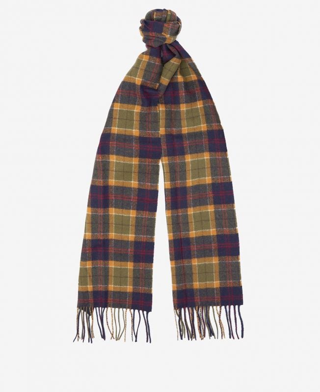 Tartan Lambswool Scarf Fw24 Barbour International - Green / Navy / Red