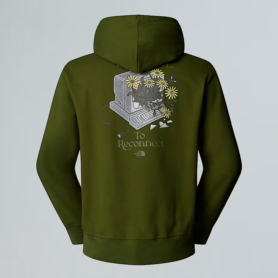 Connect Relaxed Graphic Hoodie The North Face AW25 - Woodland Green