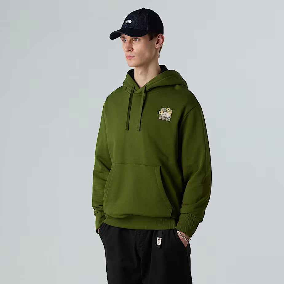 Connect Relaxed Graphic Hoodie The North Face AW25 - Woodland Green