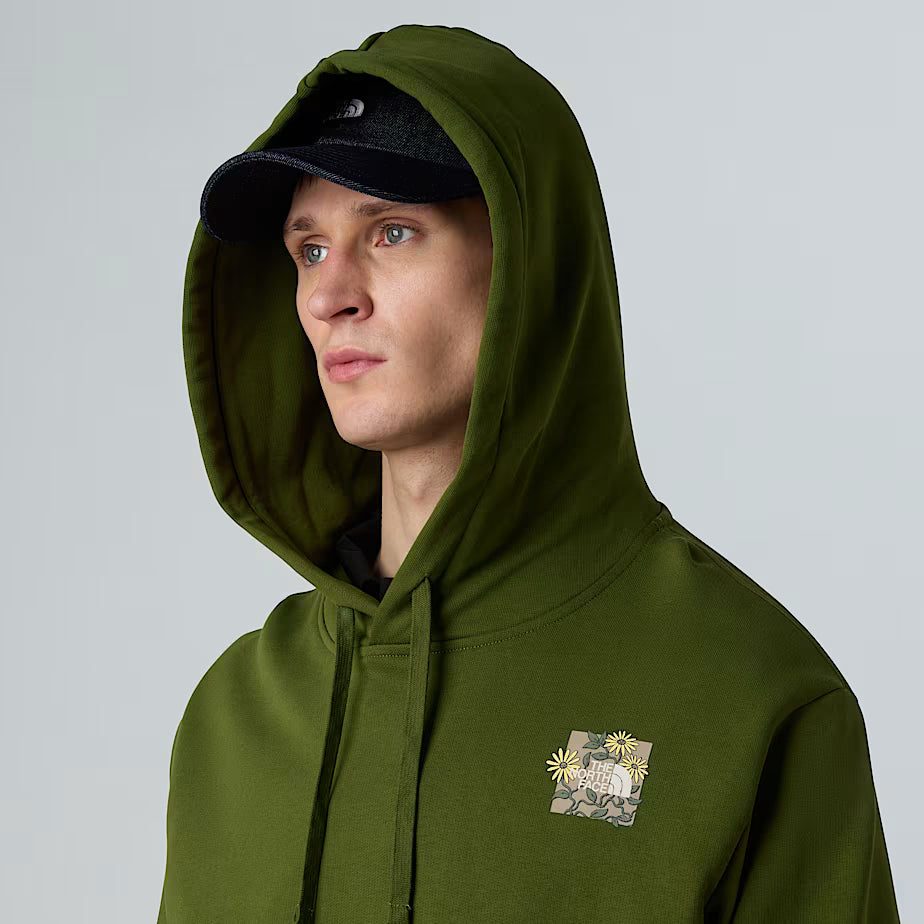 Connect Relaxed Graphic Hoodie The North Face AW25 - Woodland Green