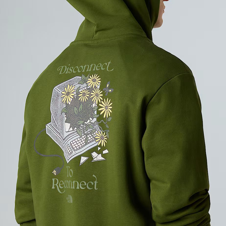 Connect Relaxed Graphic Hoodie The North Face AW25 - Woodland Green