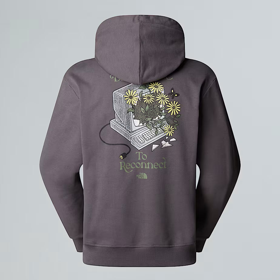 Connect Relaxed Graphic Hoodie The North Face AW25 - Anthracite Grey