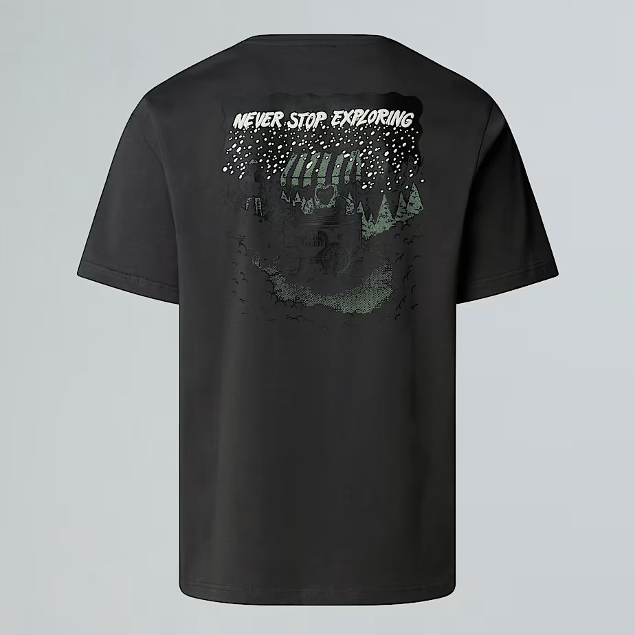 Powder Days Relaxed Graphic T-Shirt The North Face AW25 - Asphalt Grey