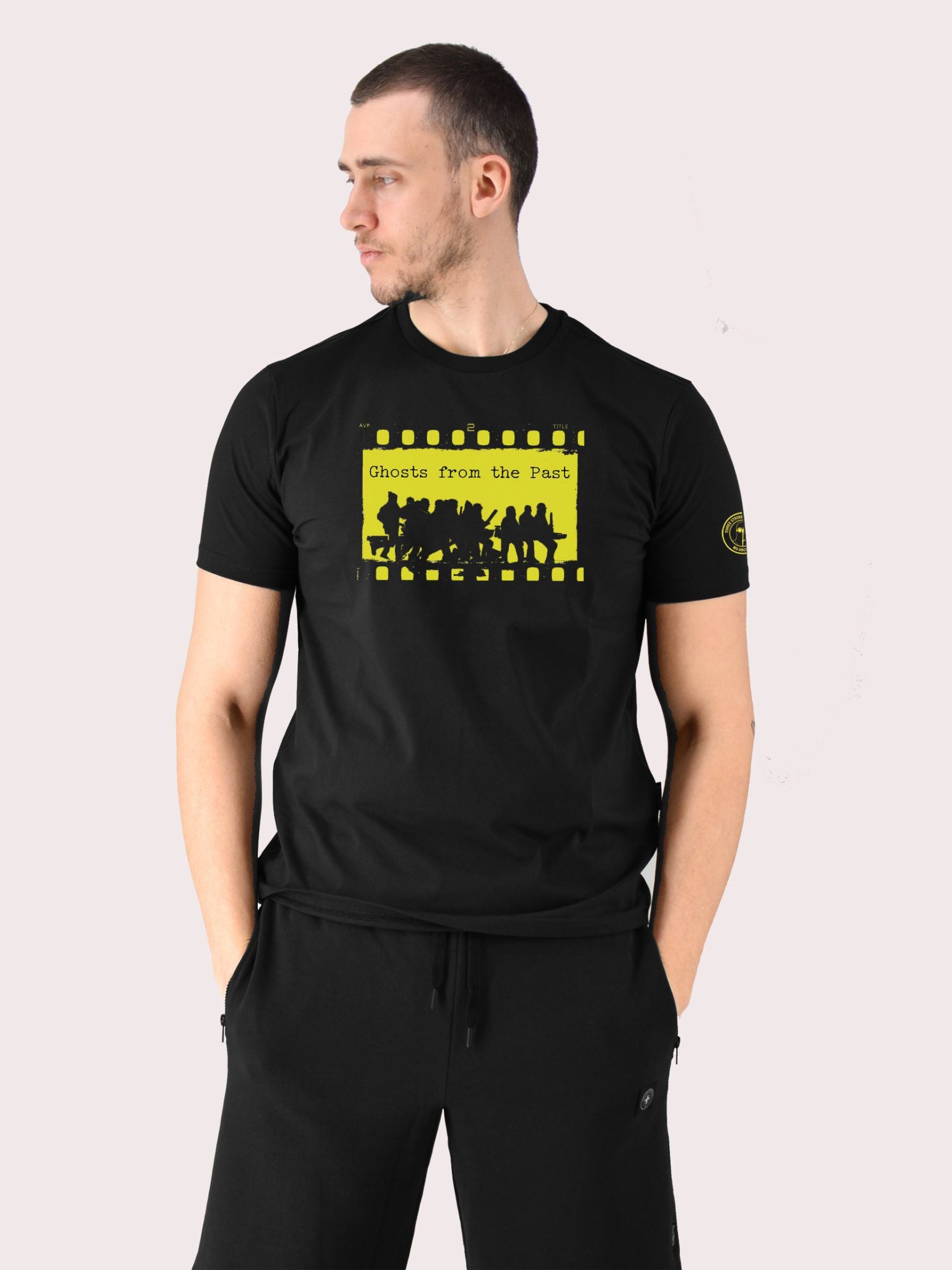 T-Shirt Ghosts Three Stroke Production - Black