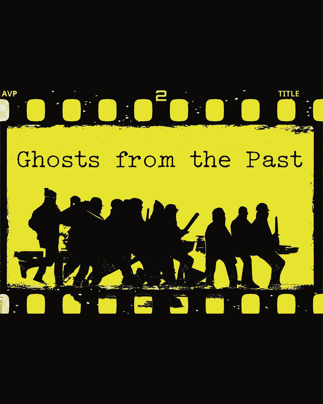 T-Shirt Ghosts Three Stroke Production - Black