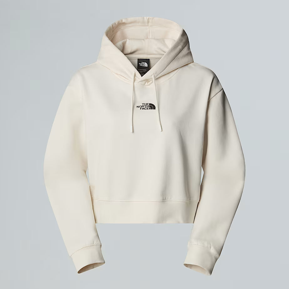 Women's Essential Cropped Hoodie The North Face AW25 - White Dune