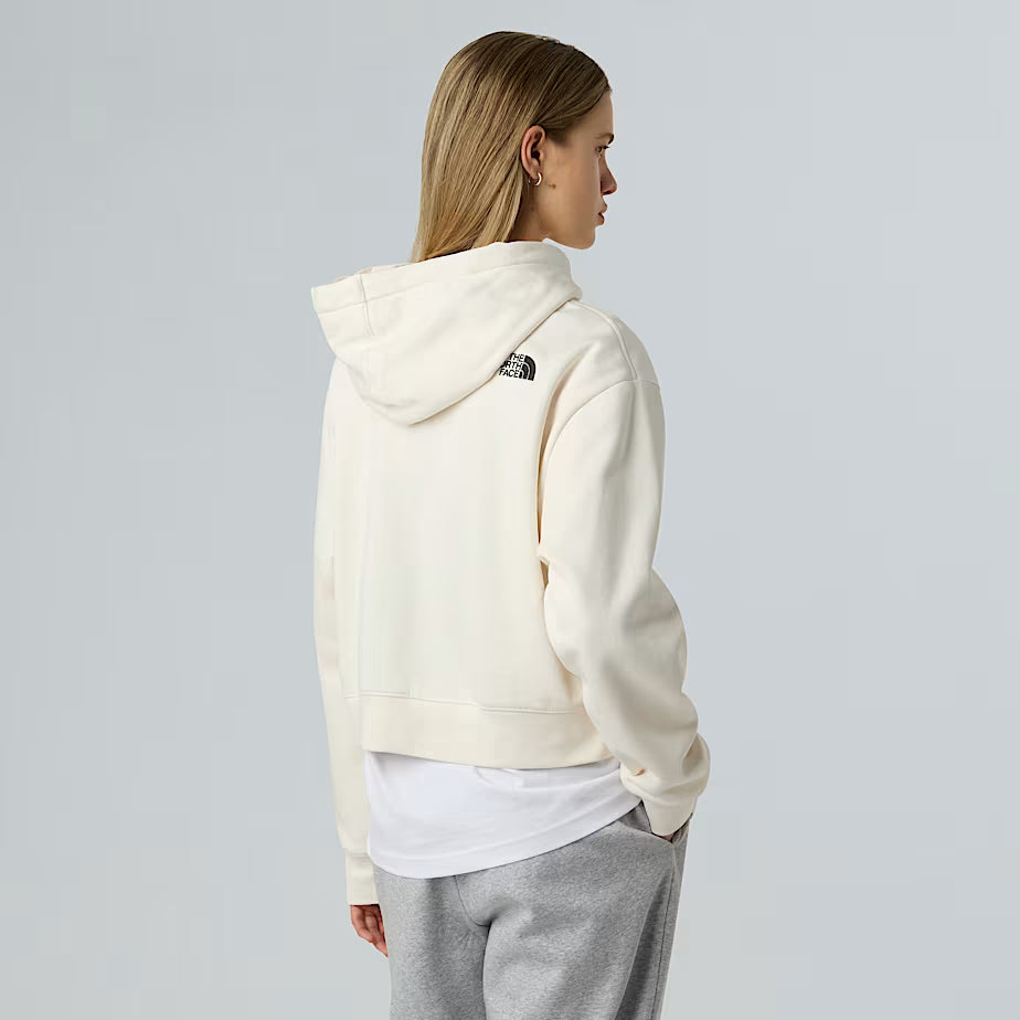 Women's Essential Cropped Hoodie The North Face AW25 - White Dune