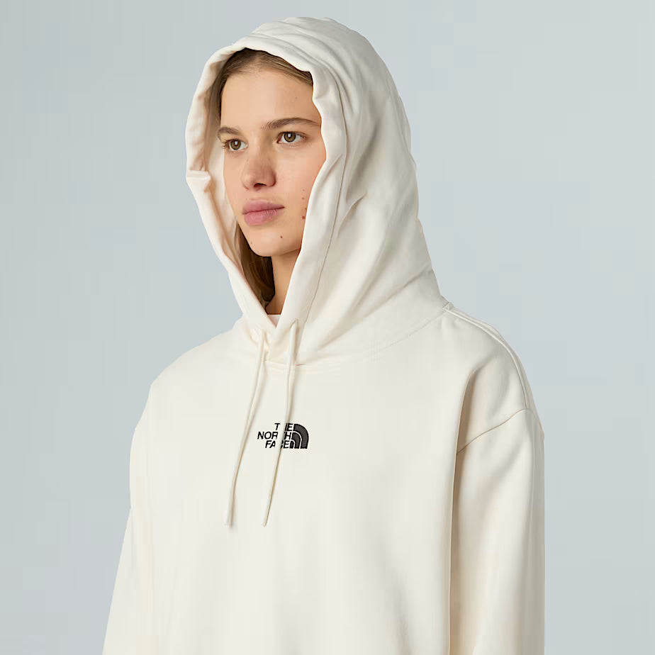 Women's Essential Cropped Hoodie The North Face AW25 - White Dune