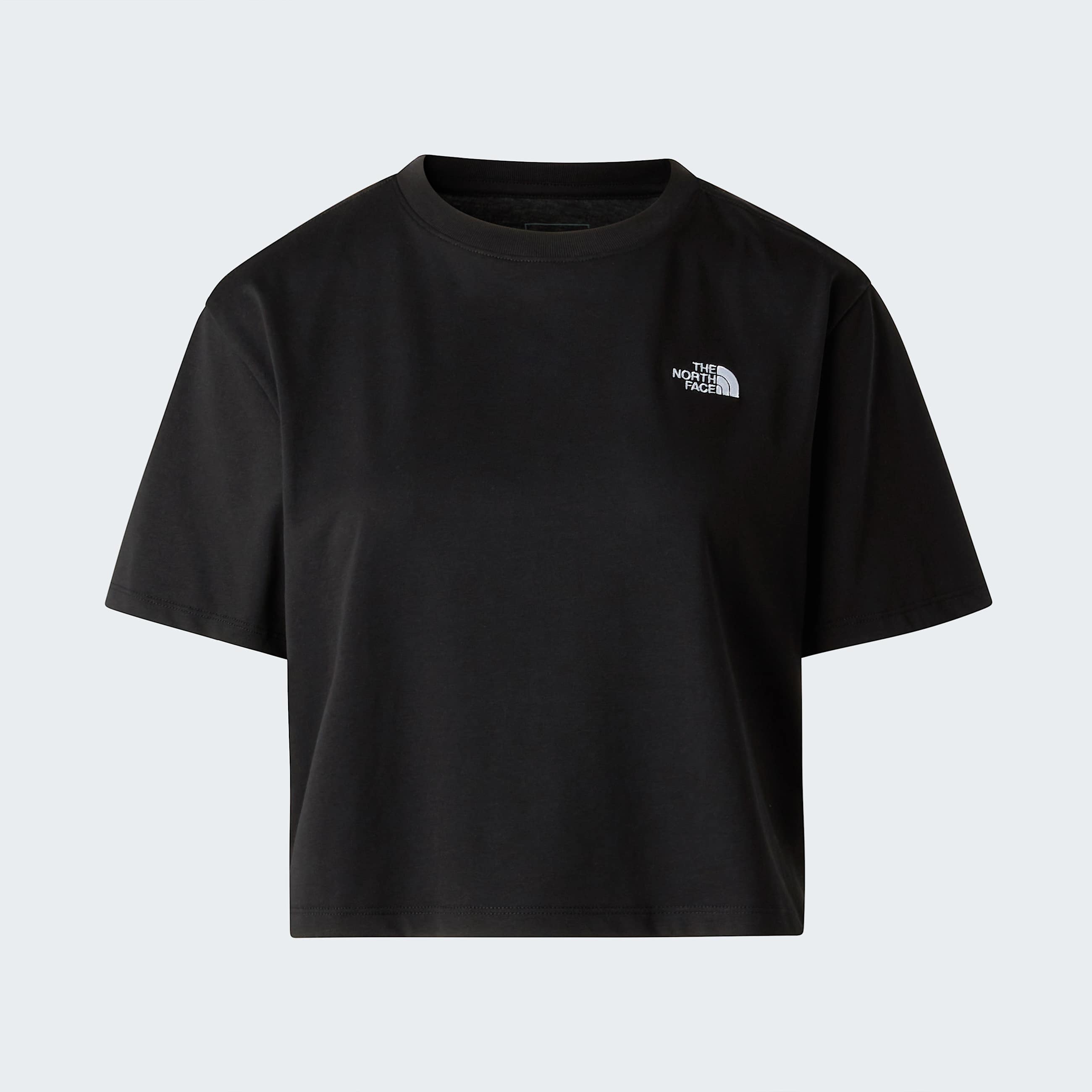 Simple Dome Cropped Relaxed T-Shirt The North Face Donna - TNF Black