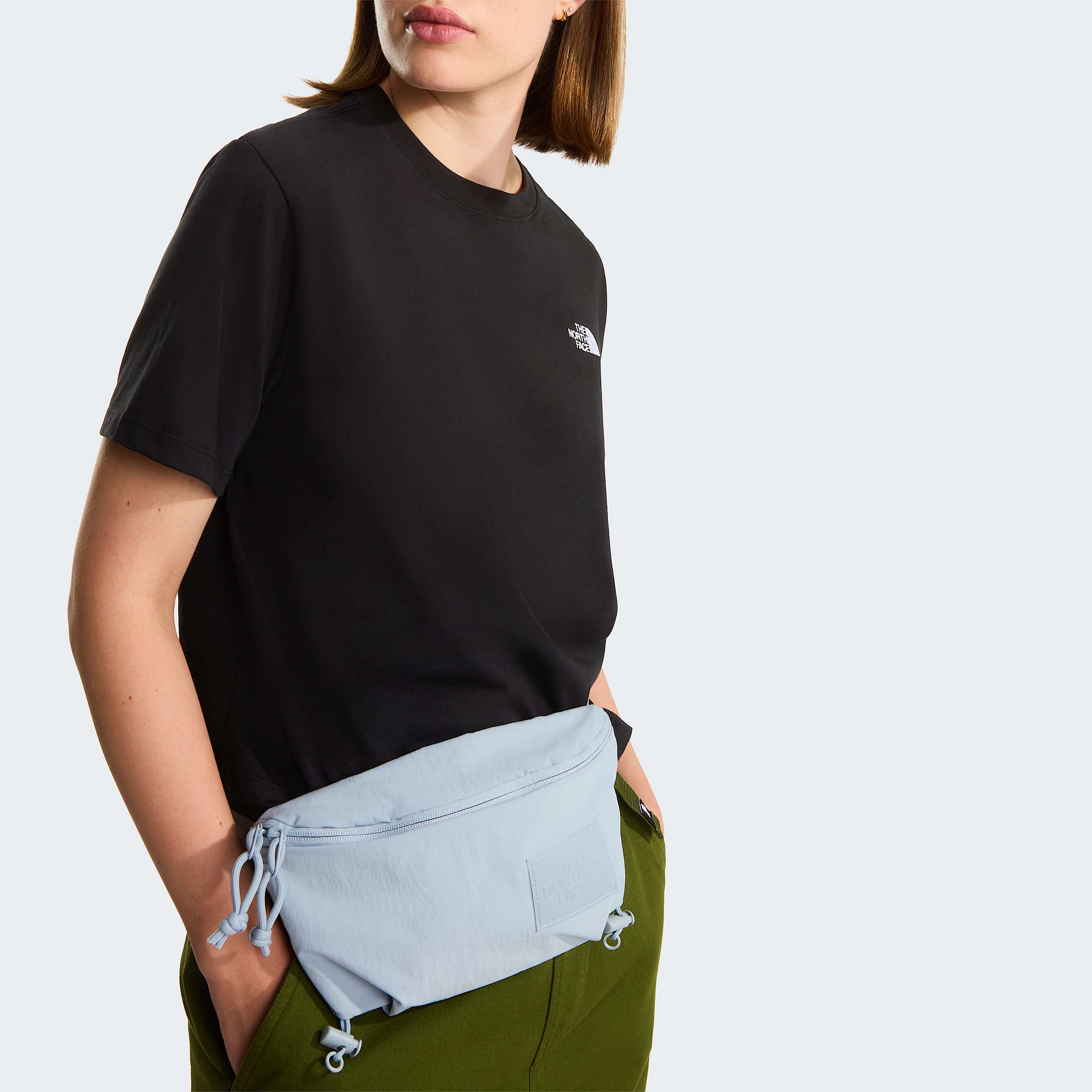 Simple Dome Cropped Relaxed T-Shirt The North Face Donna - TNF Black