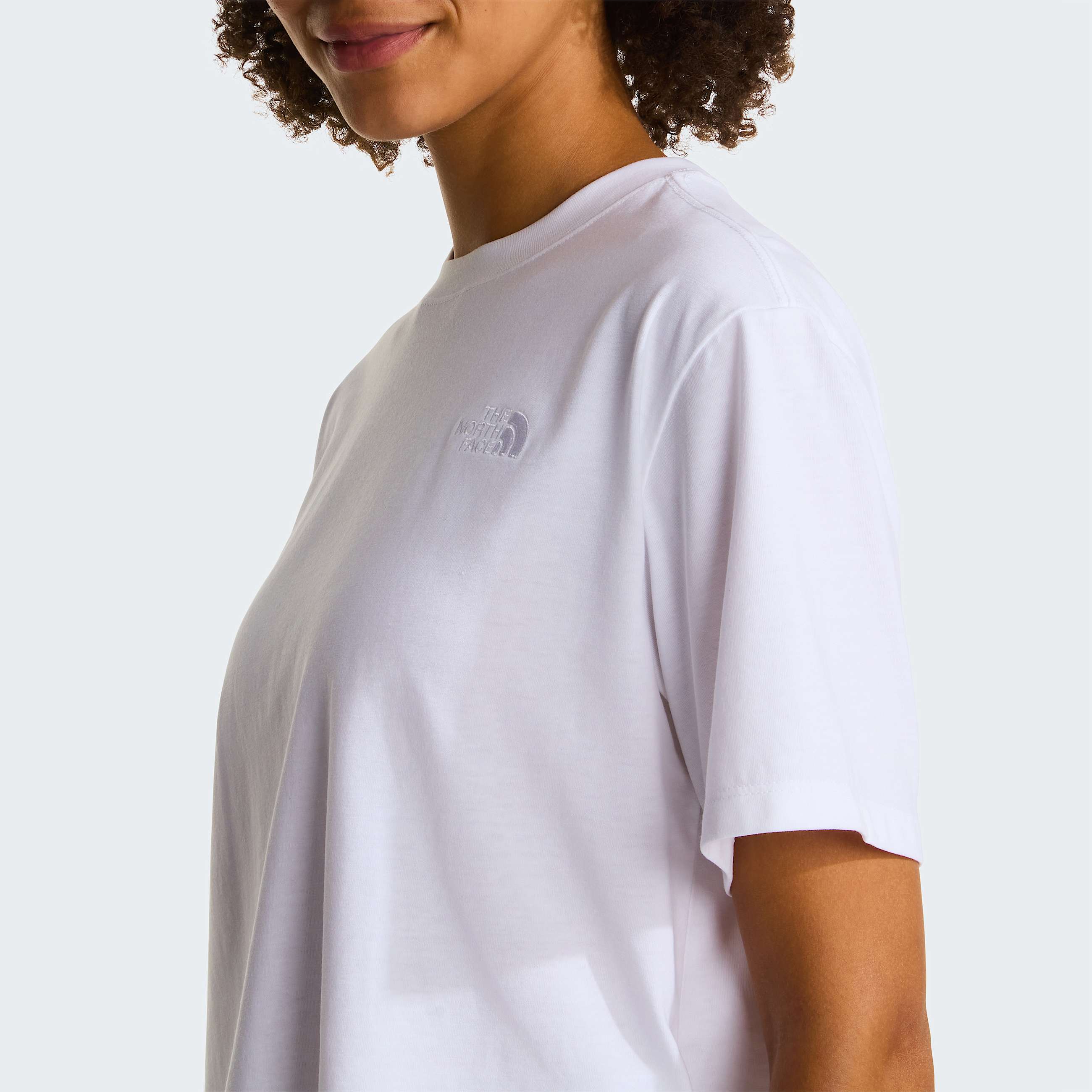 Simple Dome Cropped Relaxed T-Shirt The North Face Donna - TNF White