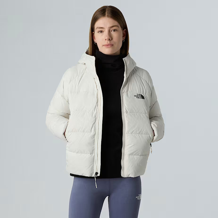 Hyalite Down Hooded Jacket The North Face AW25 - White Dune