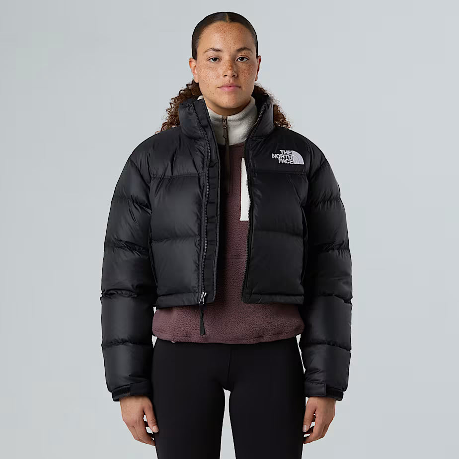 Nuptse Short Jacket The North Face Donna AW25 - TNF Black / Recycled Down