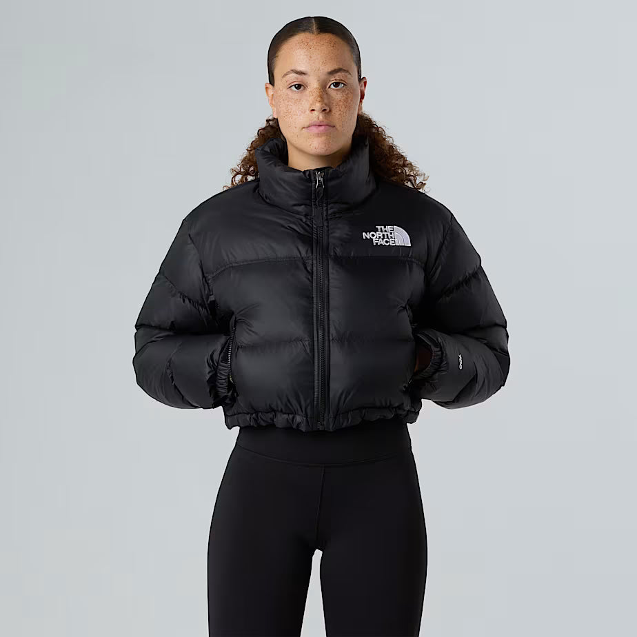 Nuptse Short Jacket The North Face Donna AW25 - TNF Black / Recycled Down
