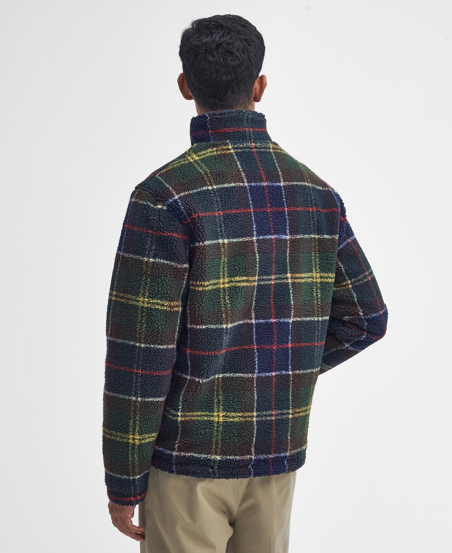 Tartan Fleece Zip Through Fw24 Barbour Lowlands Fleece - Classic Tartan