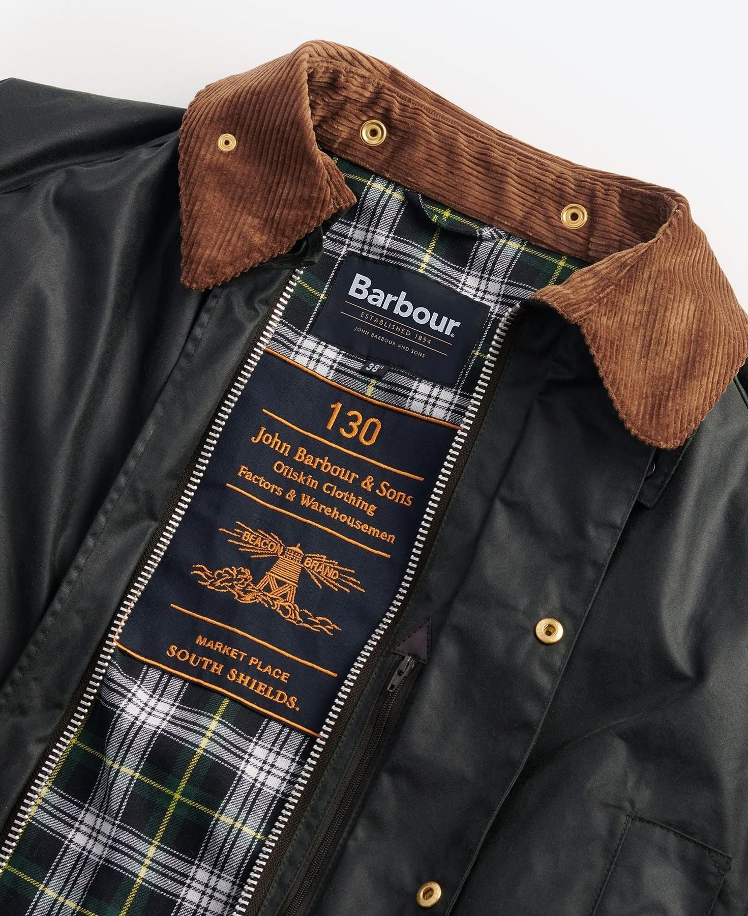 130TH Anniversary Gamefair Wax Coat FW24 Barbour - Olive