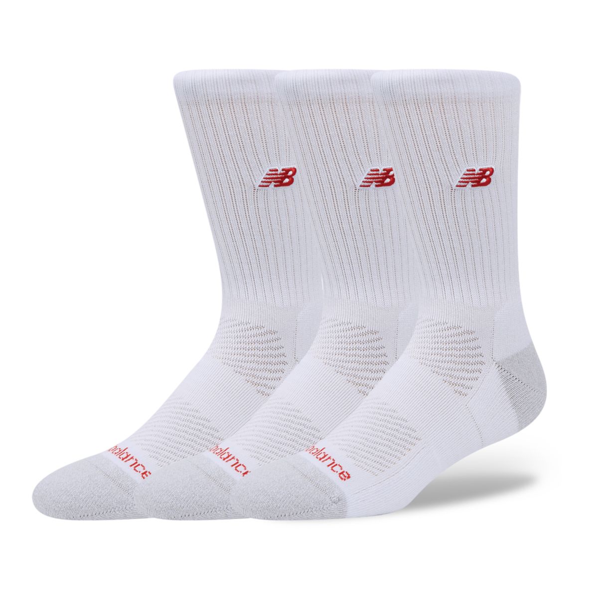 New Balance calzini crew 3 paia bianchi - foto 1