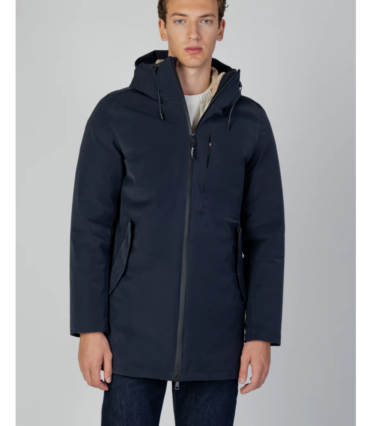 Hydro 3-Way Active Club Check Parka Aquascutum - Navy