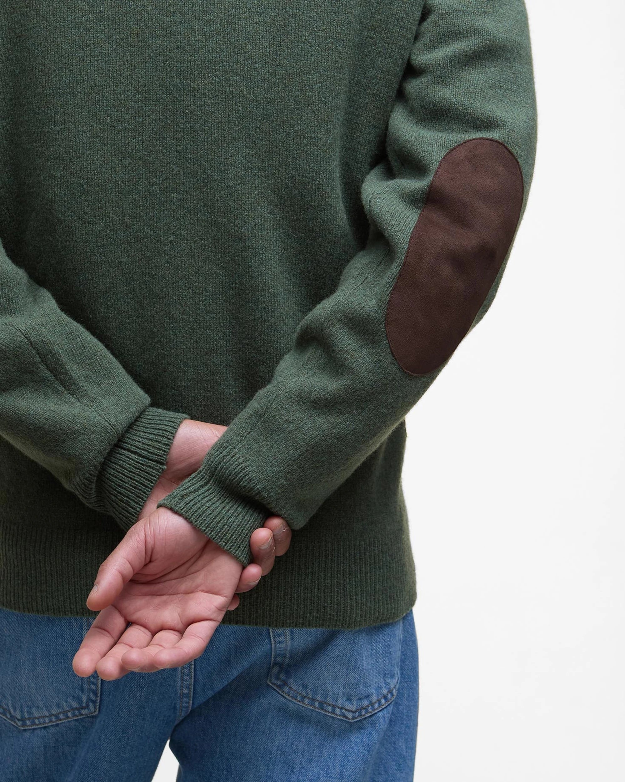 Essential Patch Zip Through AW25 Barbour - Olive