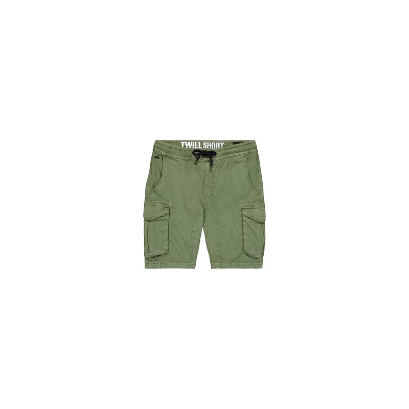 Cotton Twill Jogger Short Alpha Industries - Vintage Green