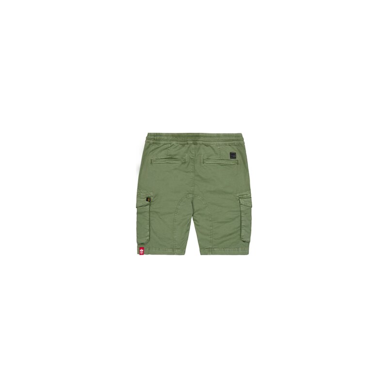 Cotton Twill Jogger Short Alpha Industries - Vintage Green