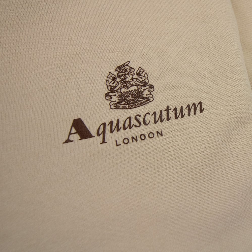 Active Small Logo Crew Neck Aquascutum - Beige