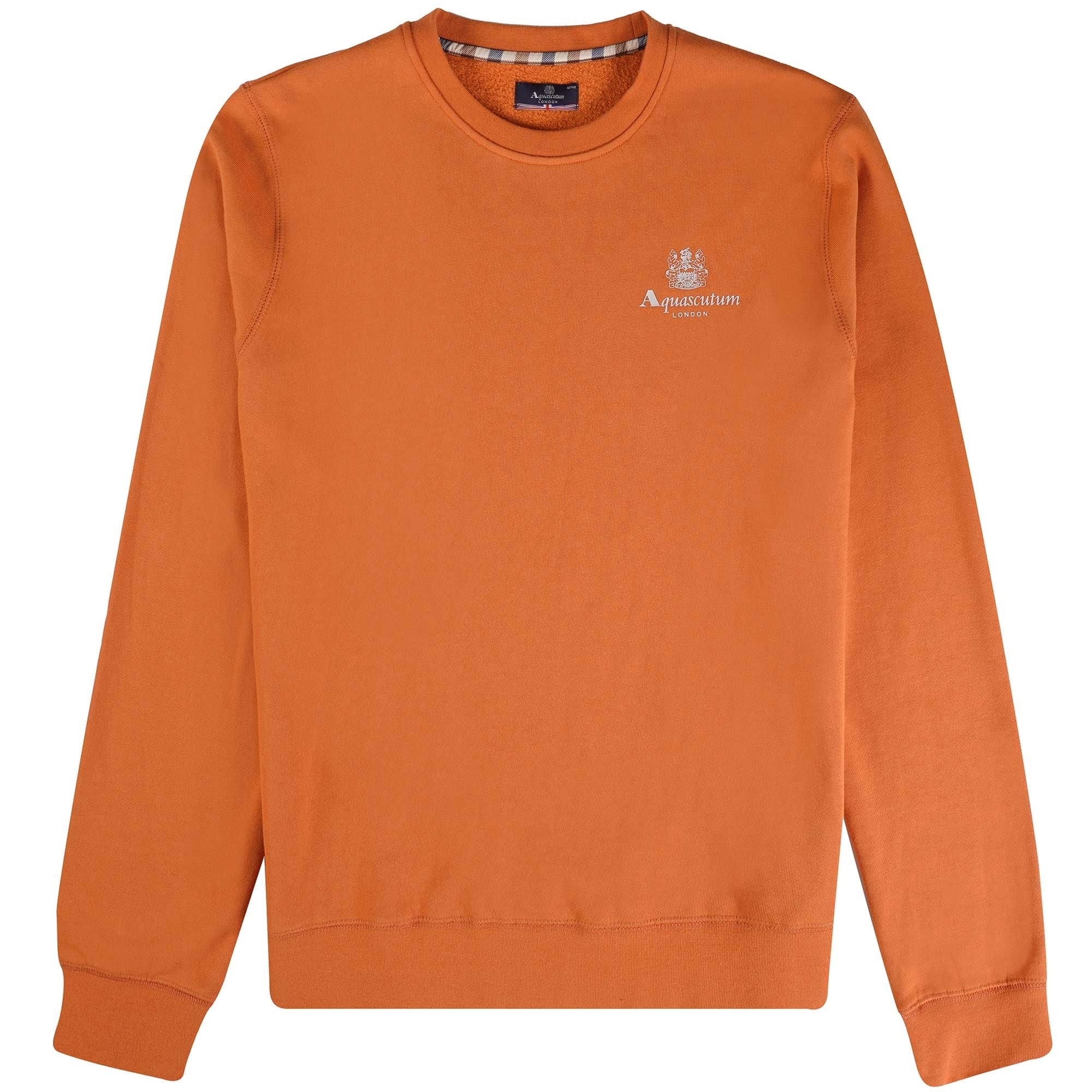 Active Small Logo Crew Neck Aquascutum - Winter Rust