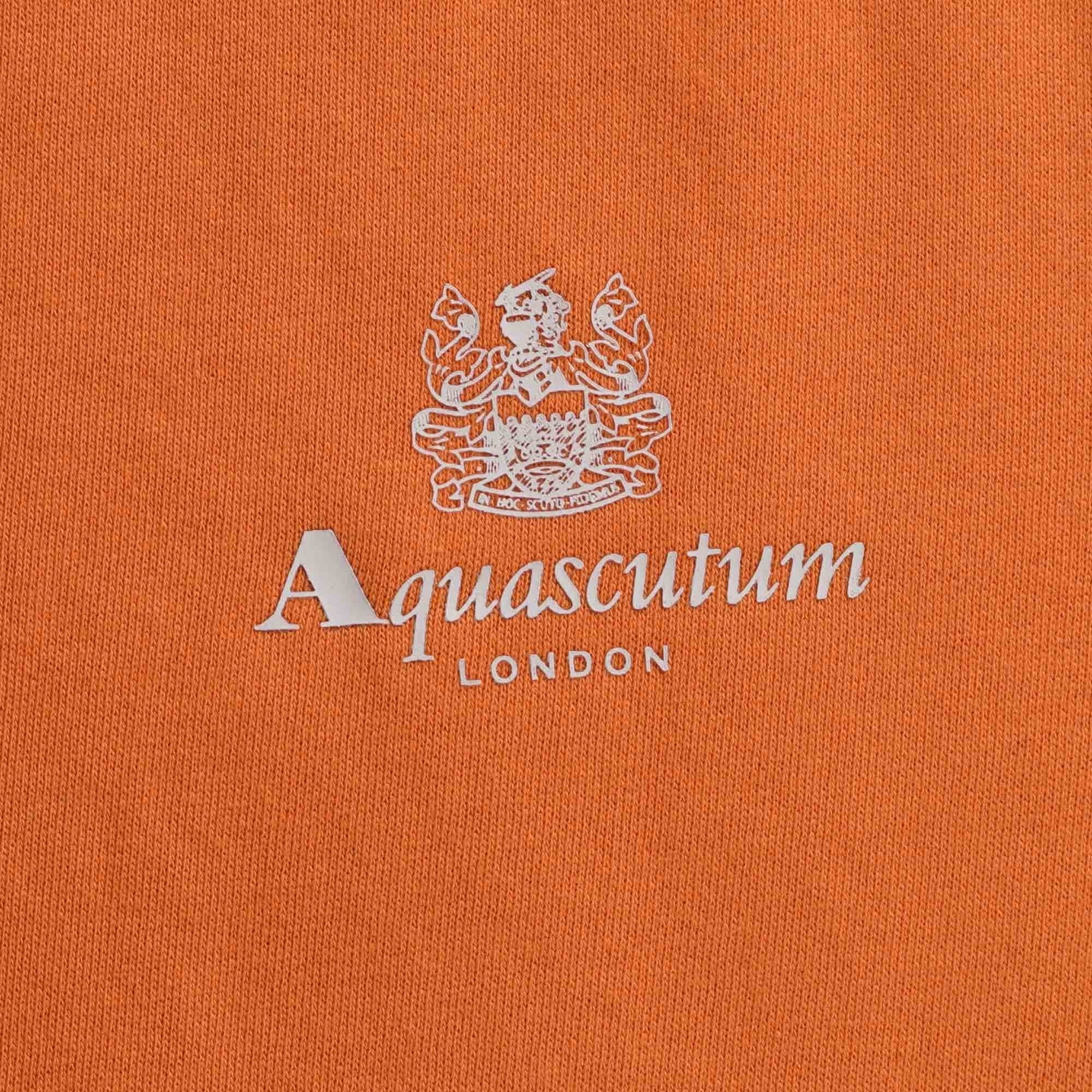 Active Small Logo Crew Neck Aquascutum - Winter Rust