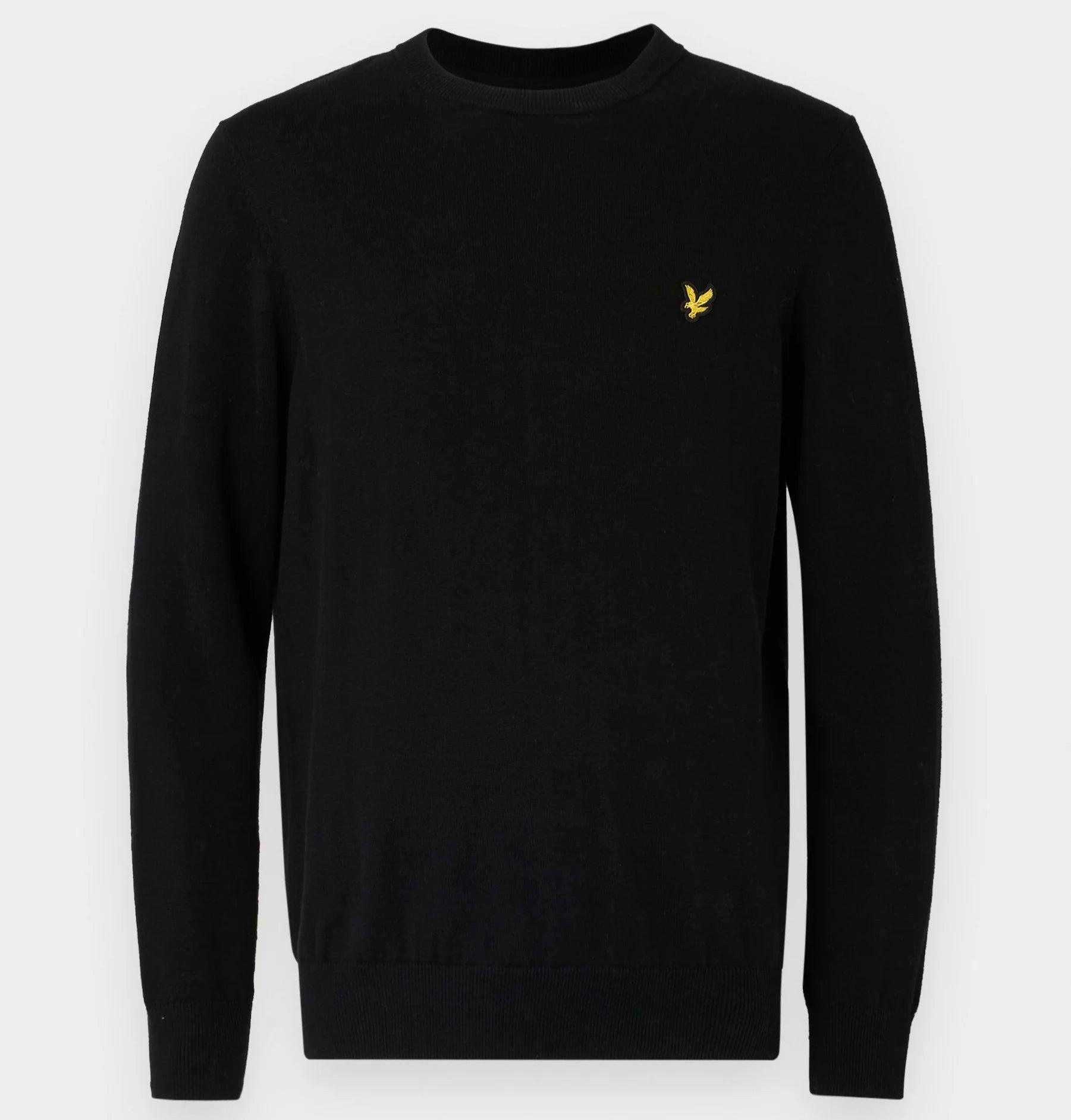 Cotton Merino Crew Neck Jumper Lyle & Scott AW25 - Jet Black