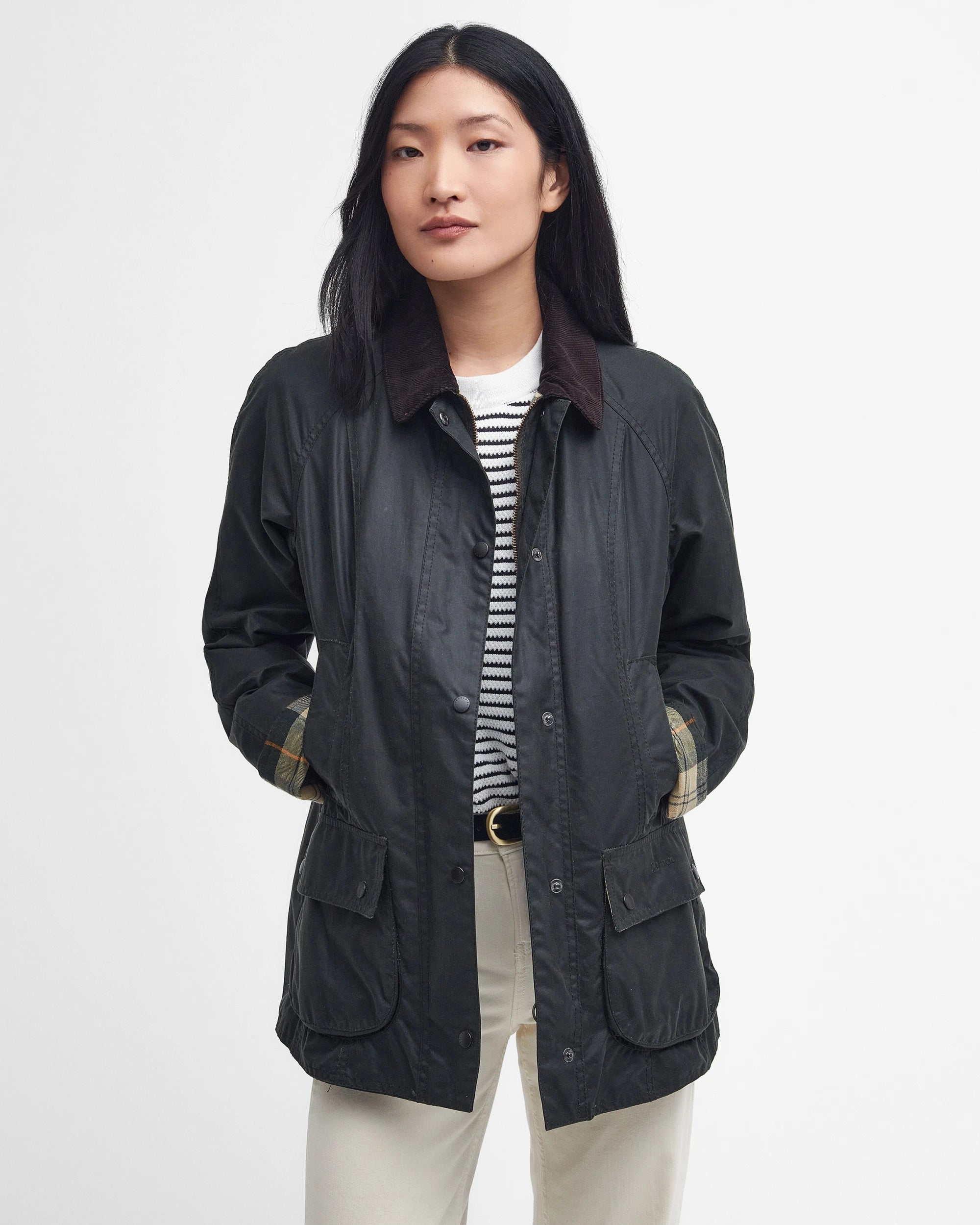 Beadnell Wax Jacket AW25 Barbour - Sage