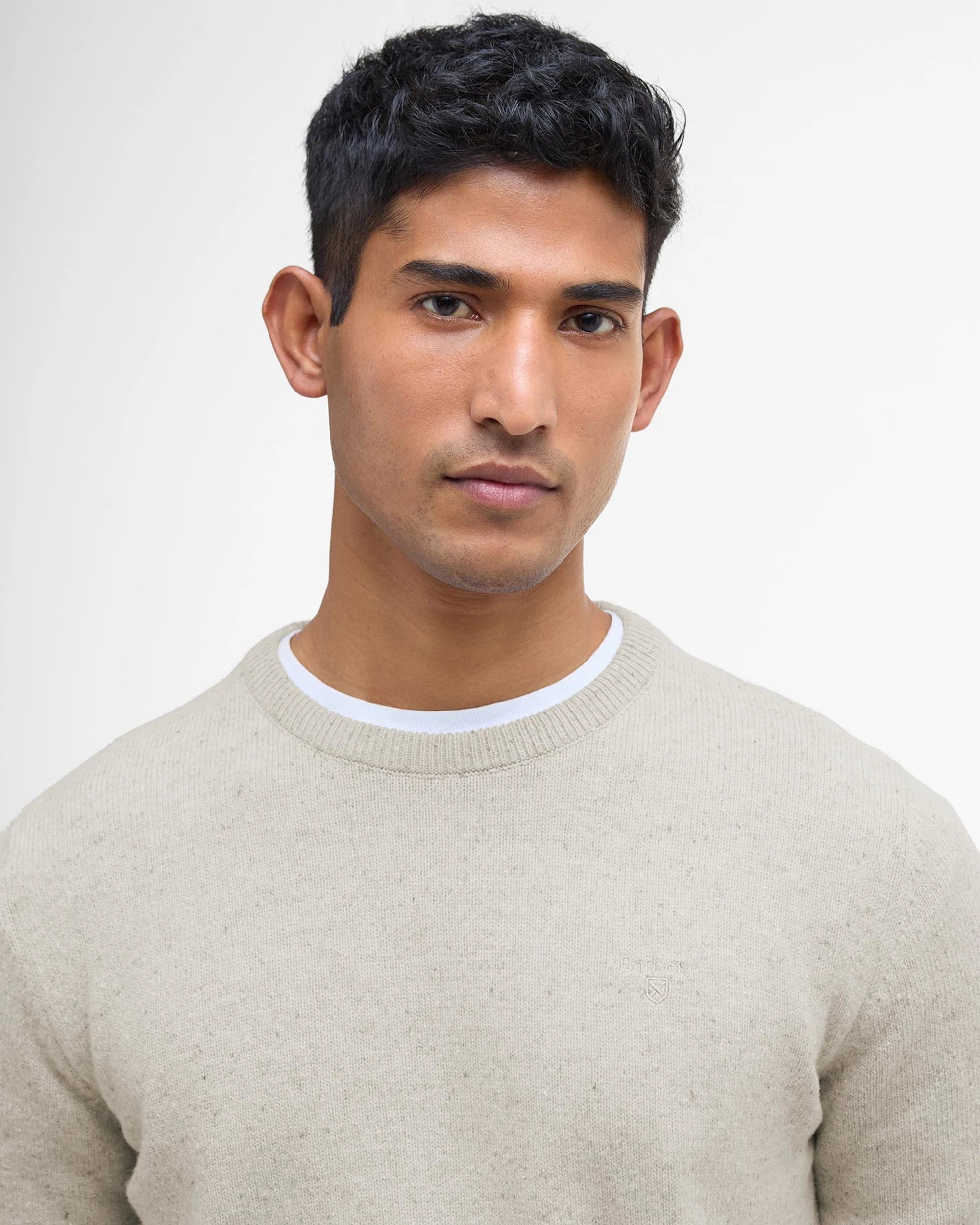 Essential Tisbury Crew AW25 Barbour - Mist