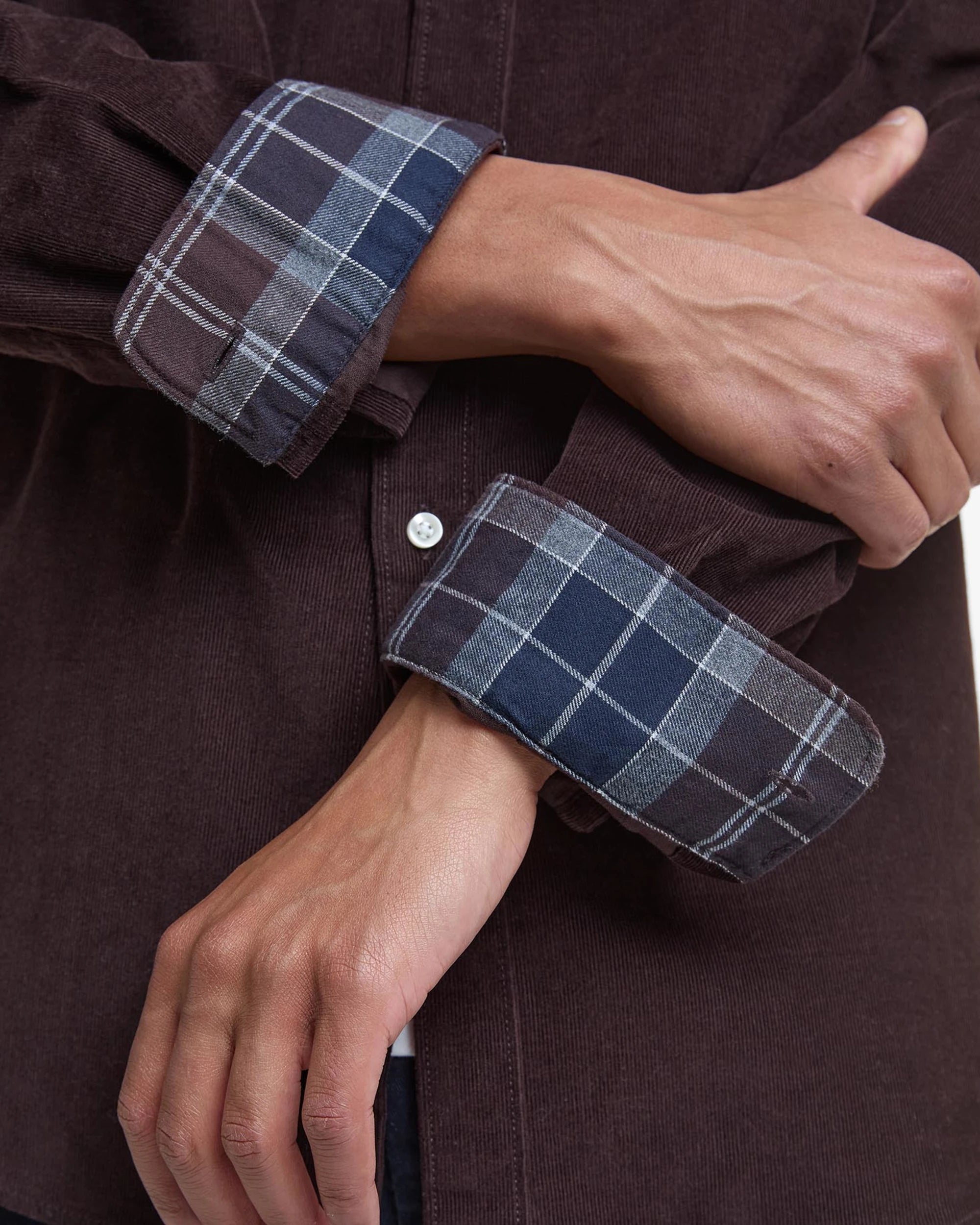 Ramsey Tailored Shirt AW25 Barbour - Dark Oak