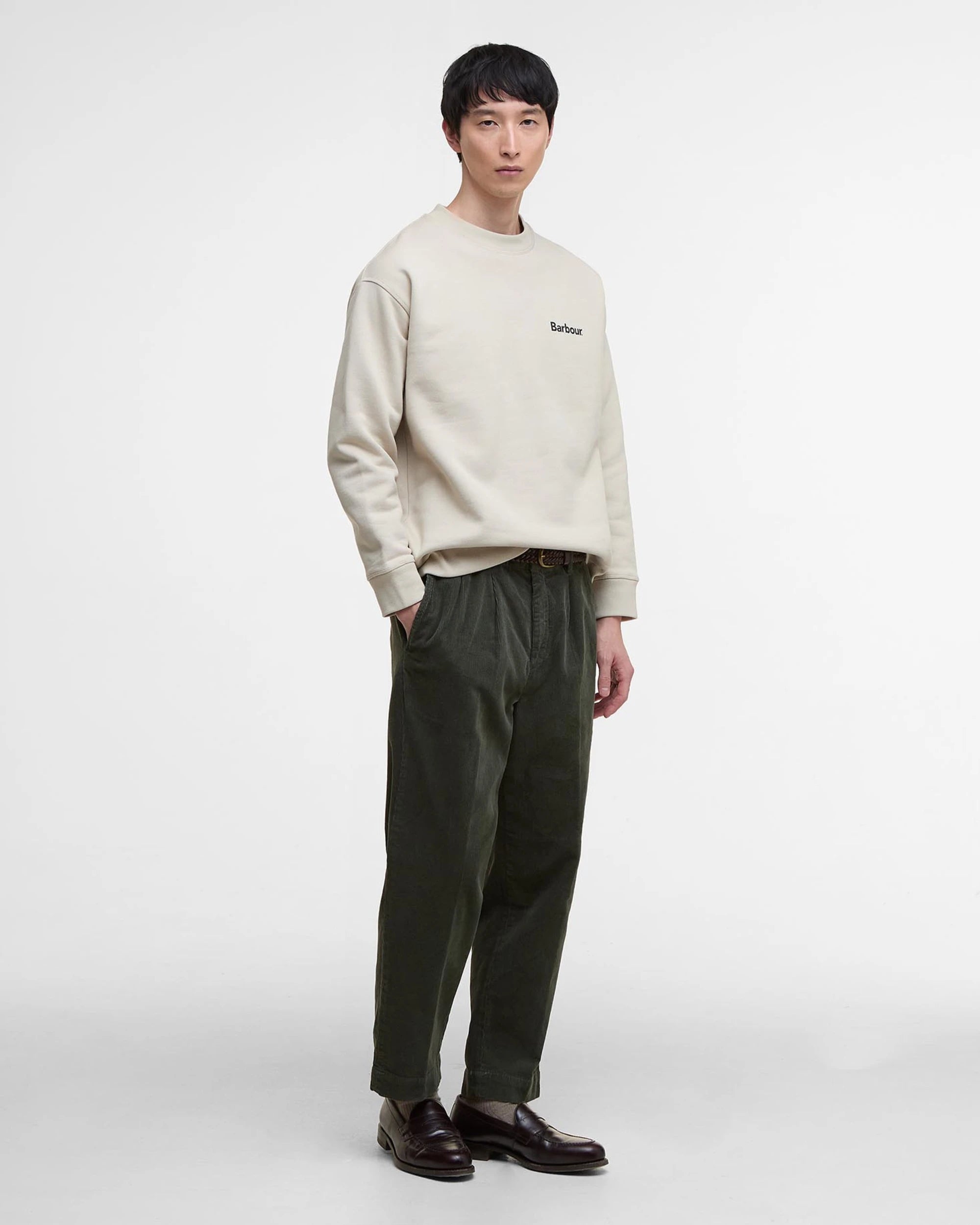 Brushed Oversized Crew Neck Nicholas - Mist