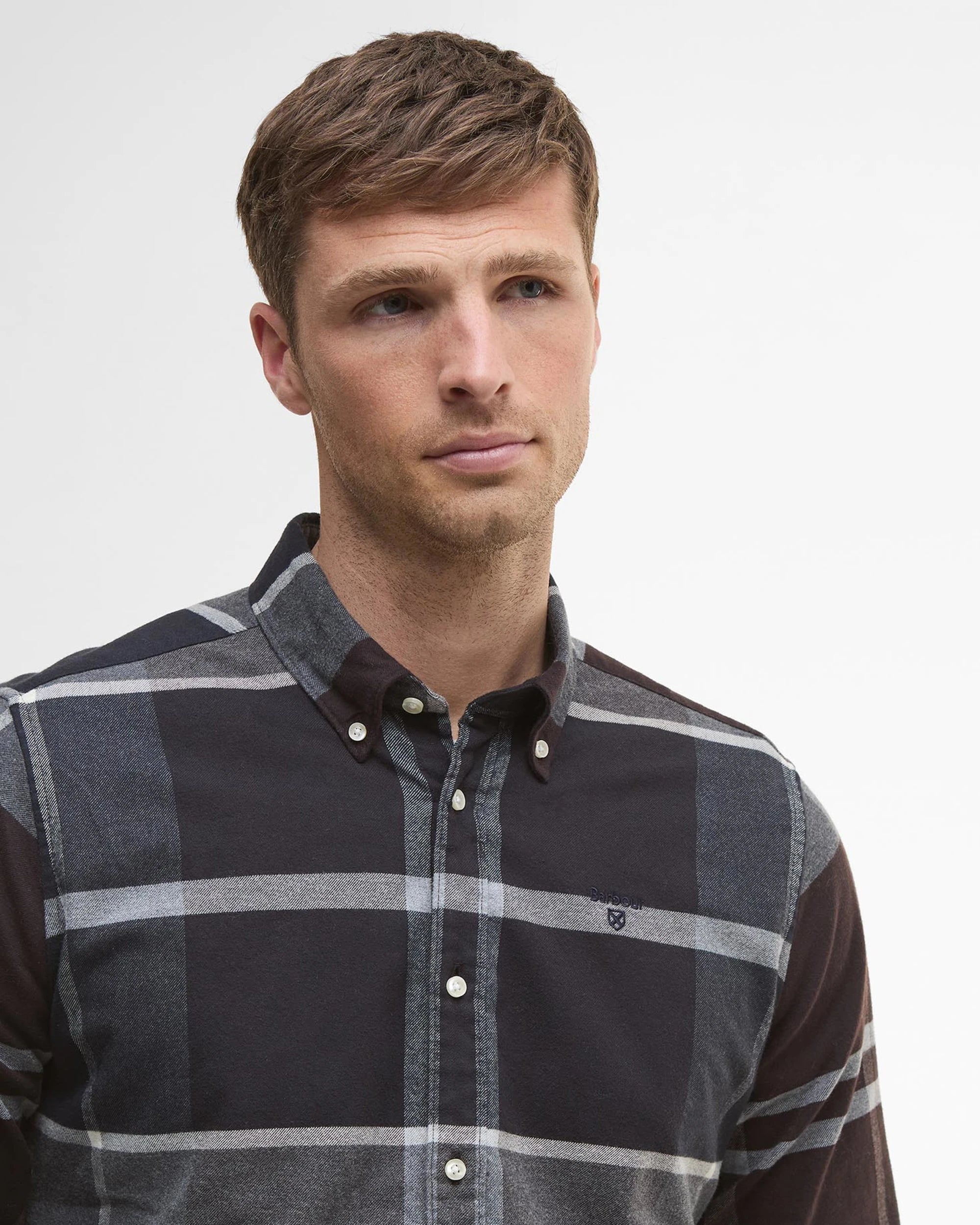 Iceloch Tailored Shirt AW25 Barbour - Midnight Oak Tartan
