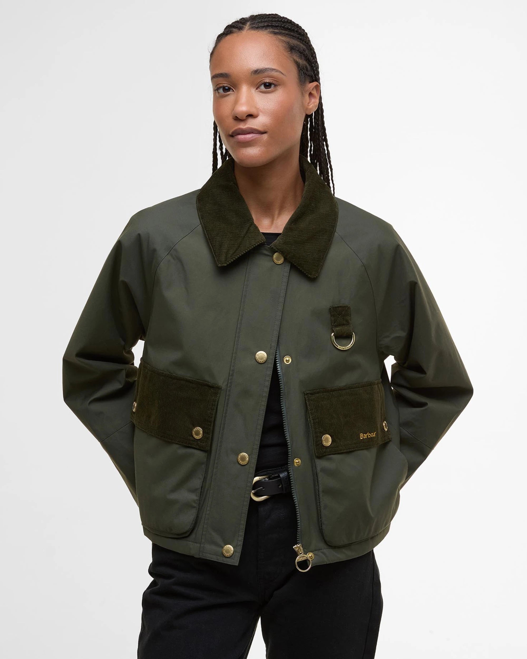 Phobe Casual Jacket AW25 Barbour Donna - Olive / Brown