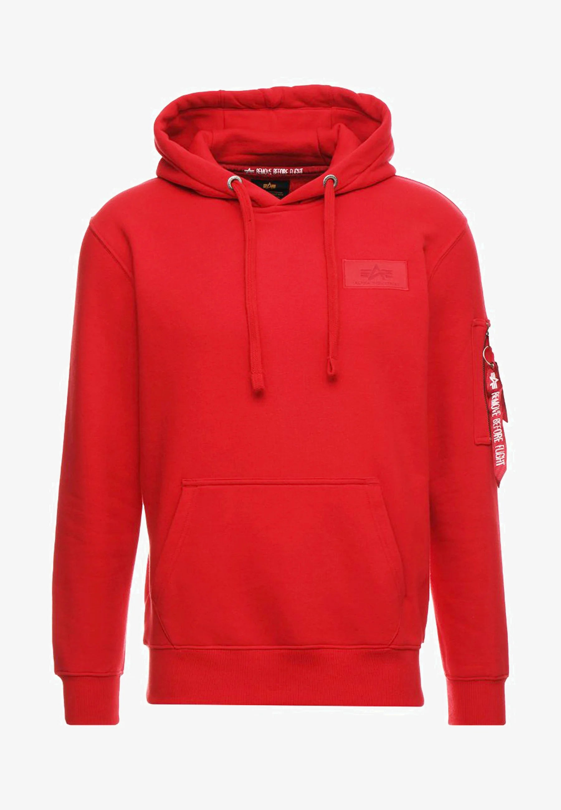 Back Print Hoody Alpha Industries - Speed Red