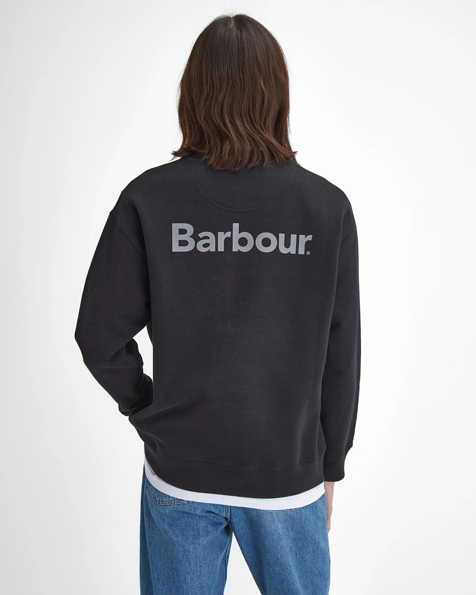 Brushed Oversized Crew Neck Nicholas - Black