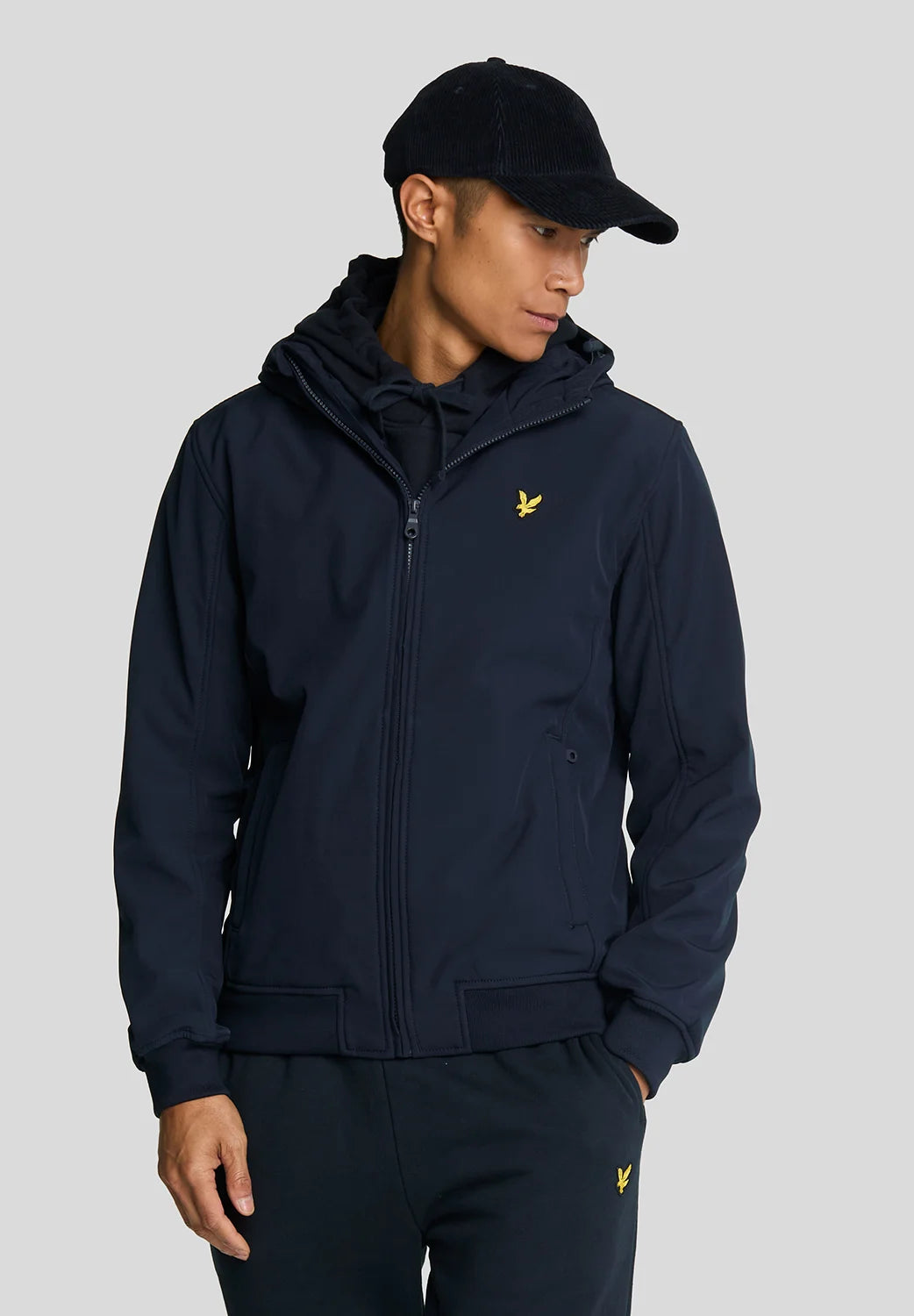 Fleece Back Softshell Jacket Lyle & Scott - Dark Navy