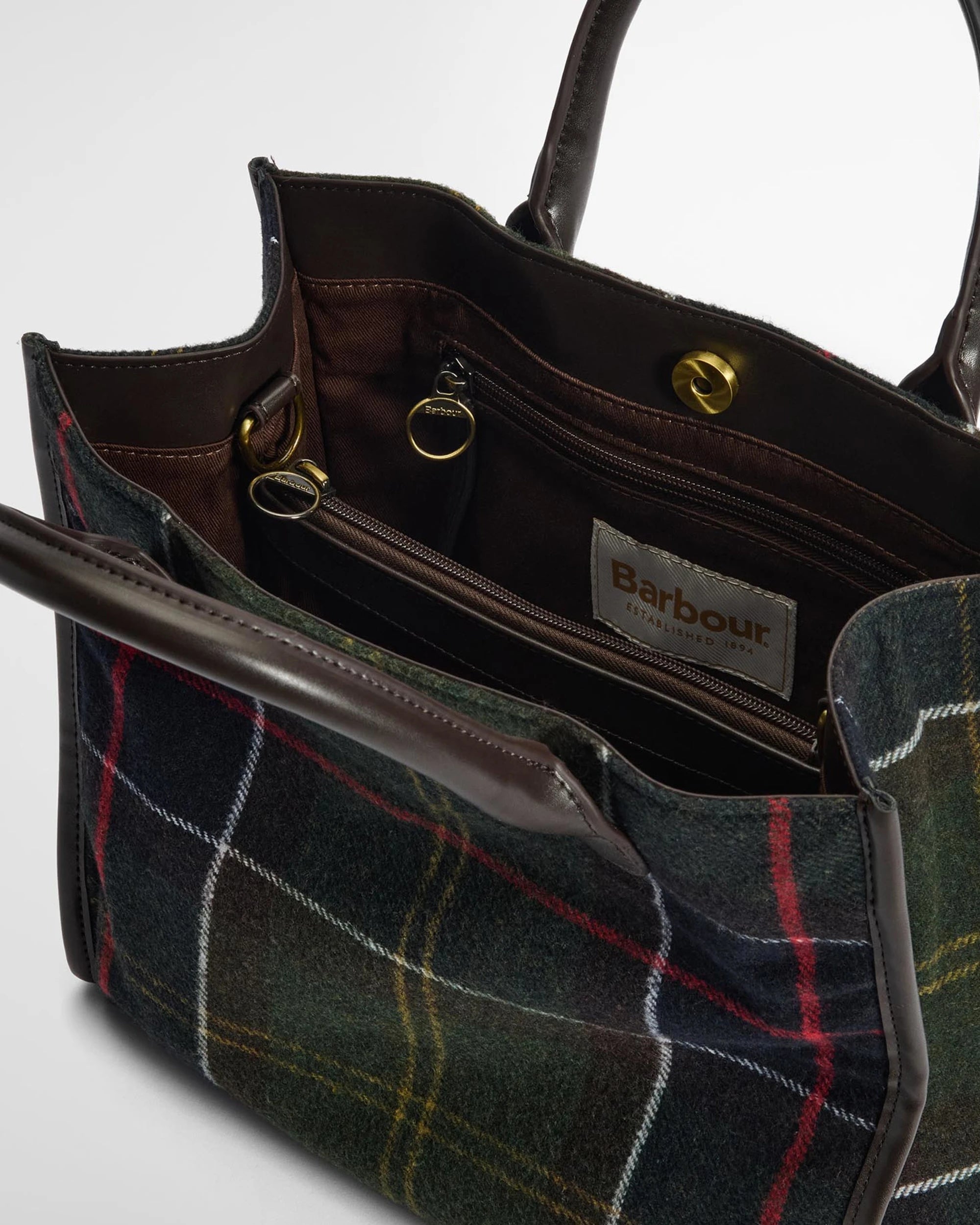Barrhill Tartan Tote Bag AW25 Barbour - Classic Tartan