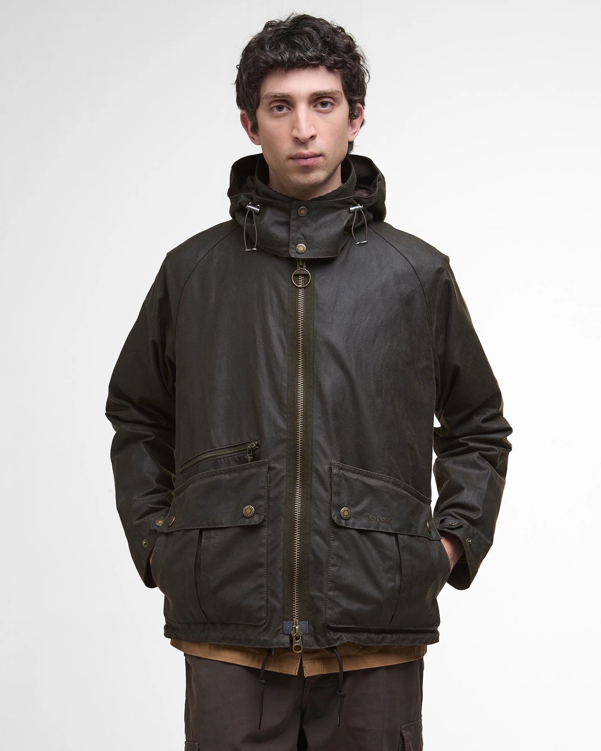 Re-Engineered Bardon Spey Wax Jacket AW25 Barbour - Olive